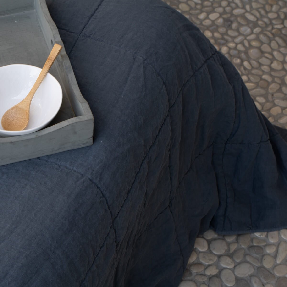 Amy Plaid - Dark Grey - Passion for Linen