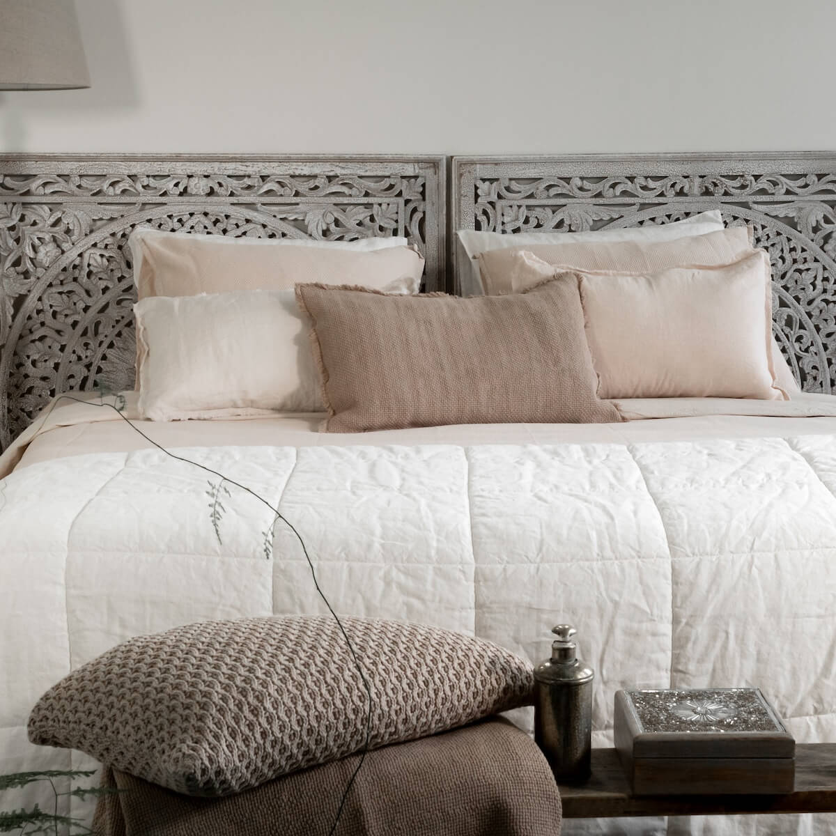 Amy Plaid - Off White - Passion for Linen