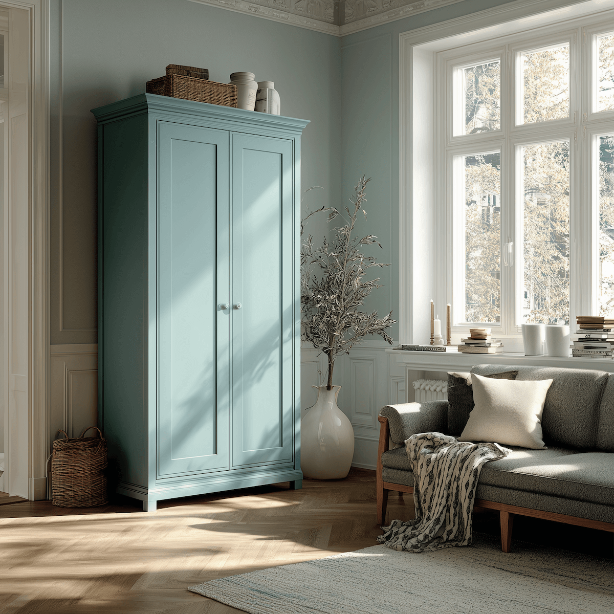 Blau Nr. 6 - Painting the Past