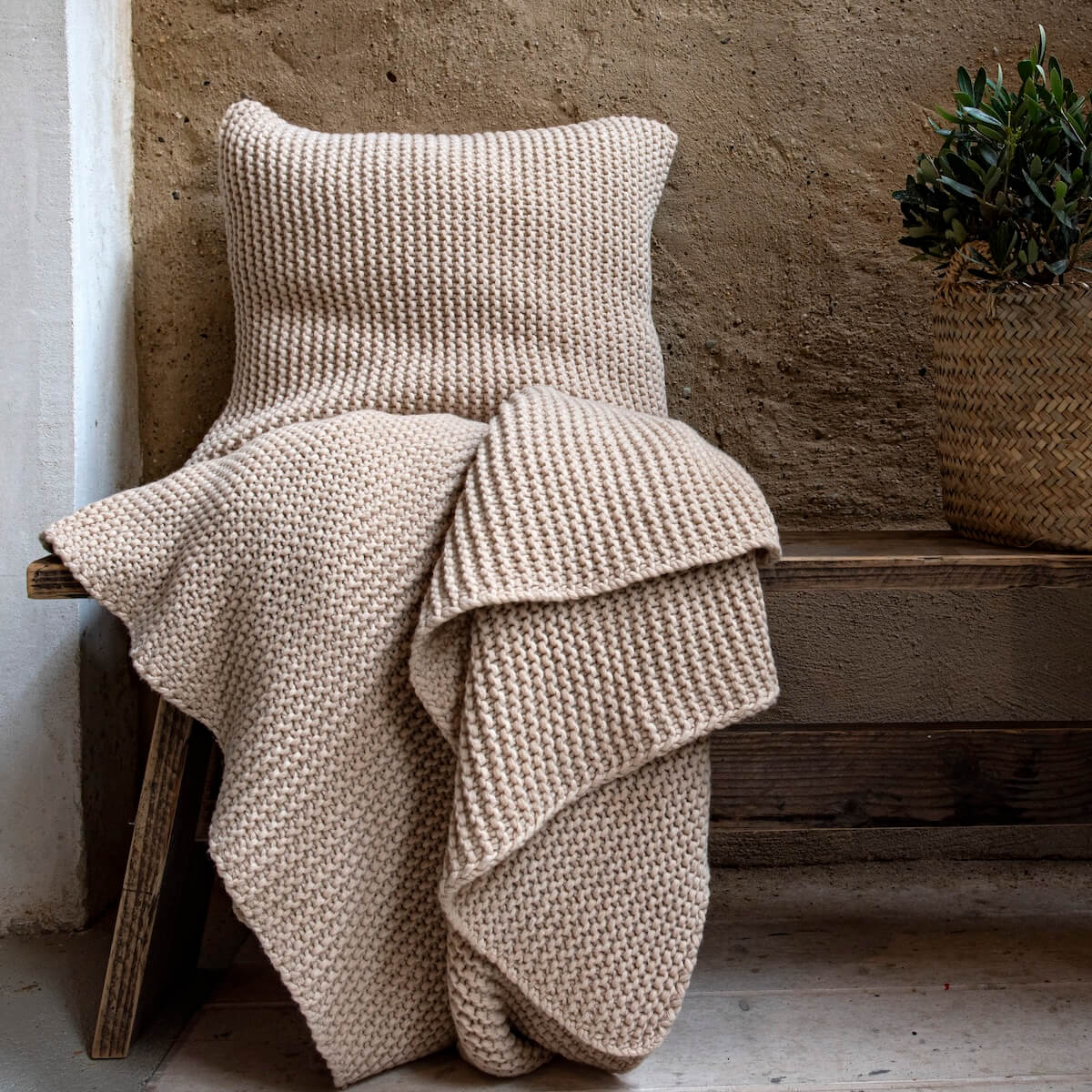 Devon Kissenbezug - Beige - House in Style