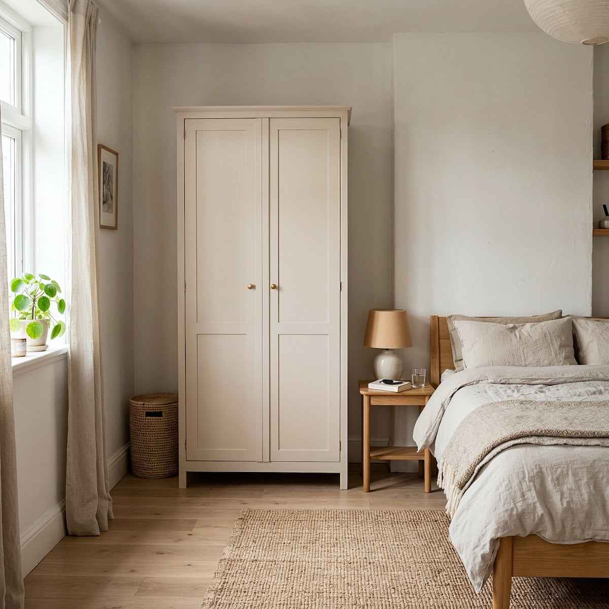 Kleiderschrank in Blush von Paint of Walinoon – zartes Altrosa im Schlafzimmer
