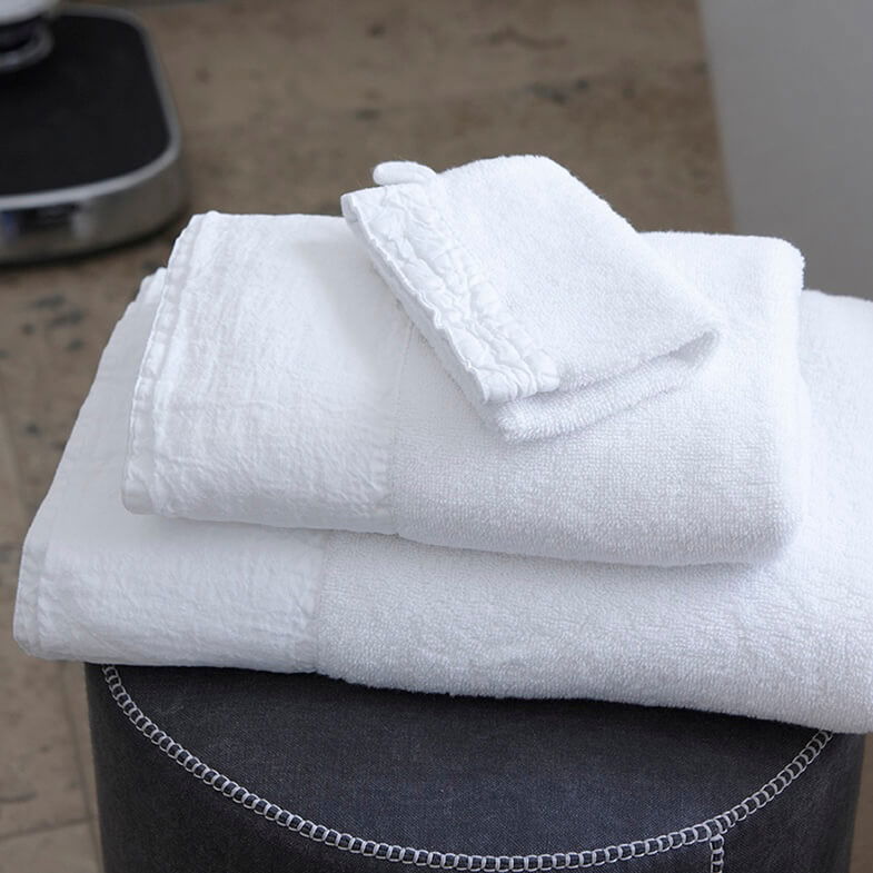 Antibes Handtuch - White - Passion for Linen