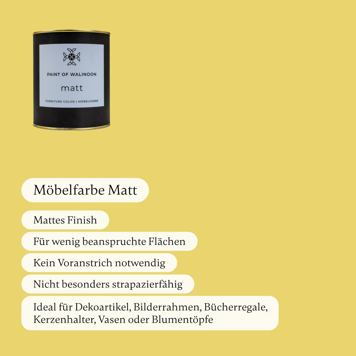 Buttercup - Möbelfarbe - Paint of Walinoon