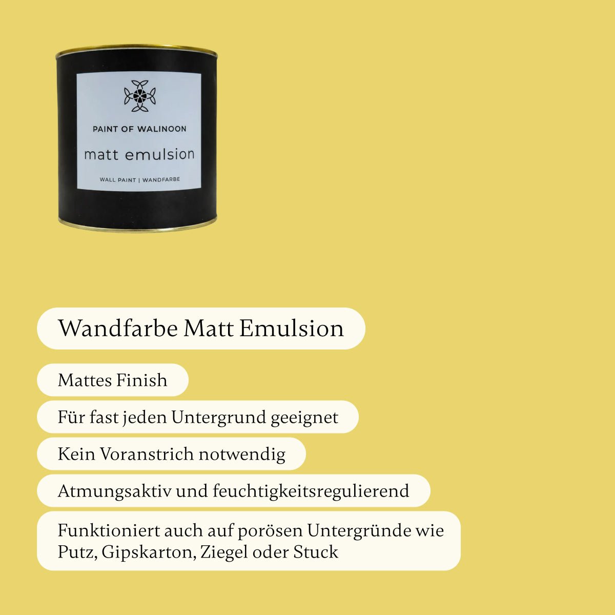 Buttercup - Wandfarbe - Paint of Walinoon