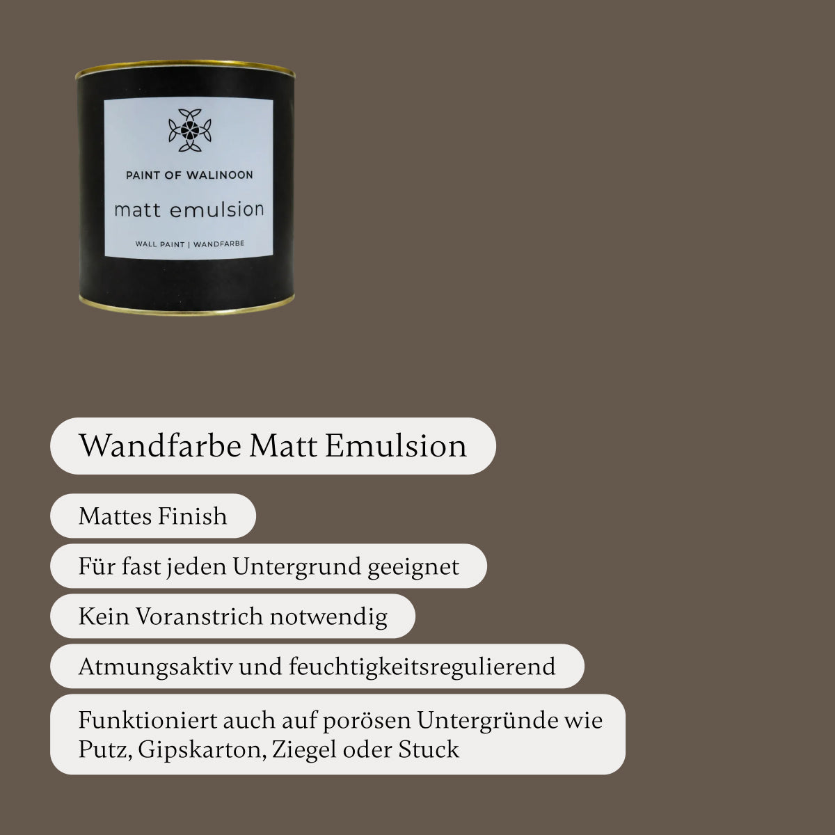 Chestnut - Wandfarbe - Paint of Walinoon