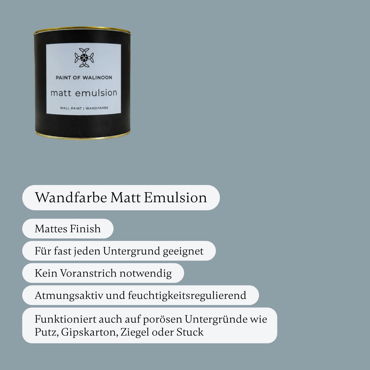 Cool Ocean - Wandfarbe - Paint of Walinoon