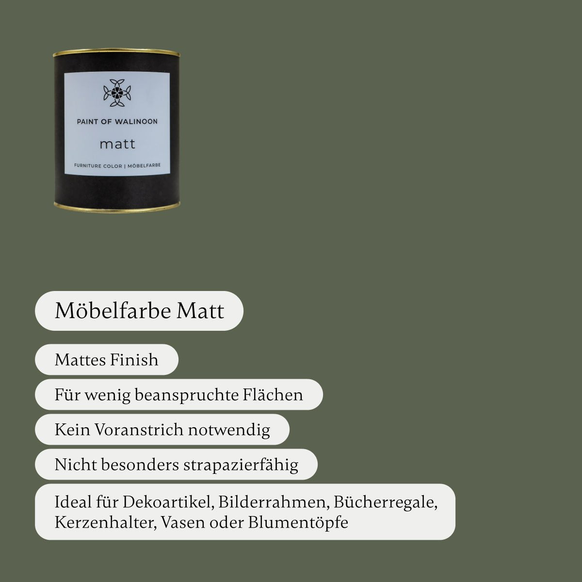 Deep Forest - Möbelfarbe - Paint of Walinoon