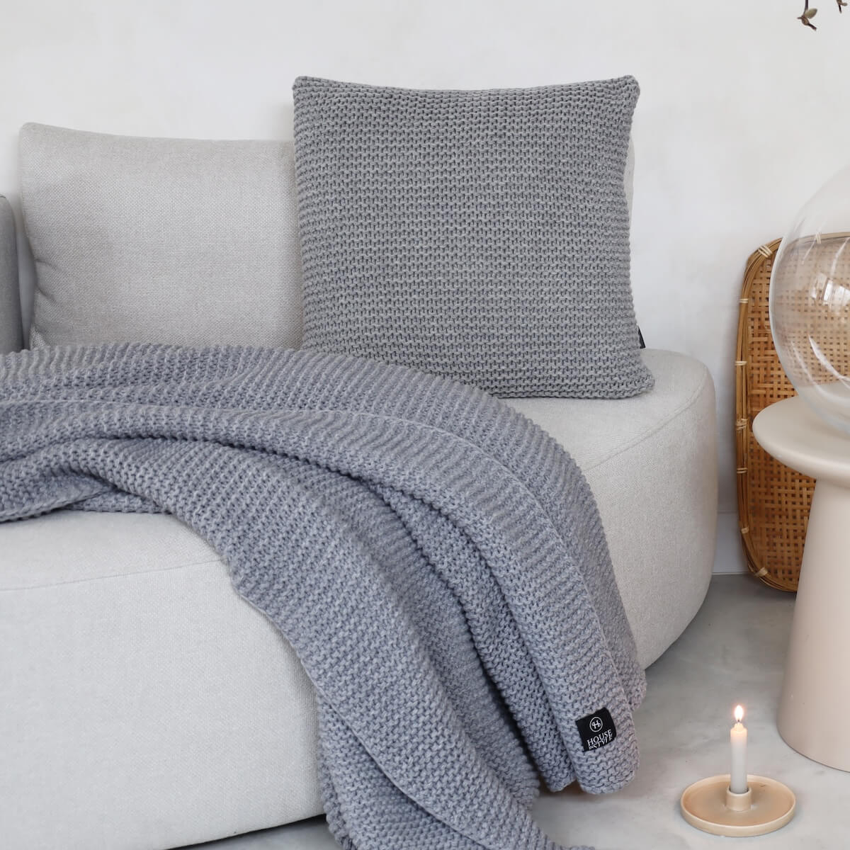 Devon Kissenbezug - Grey - House in Style