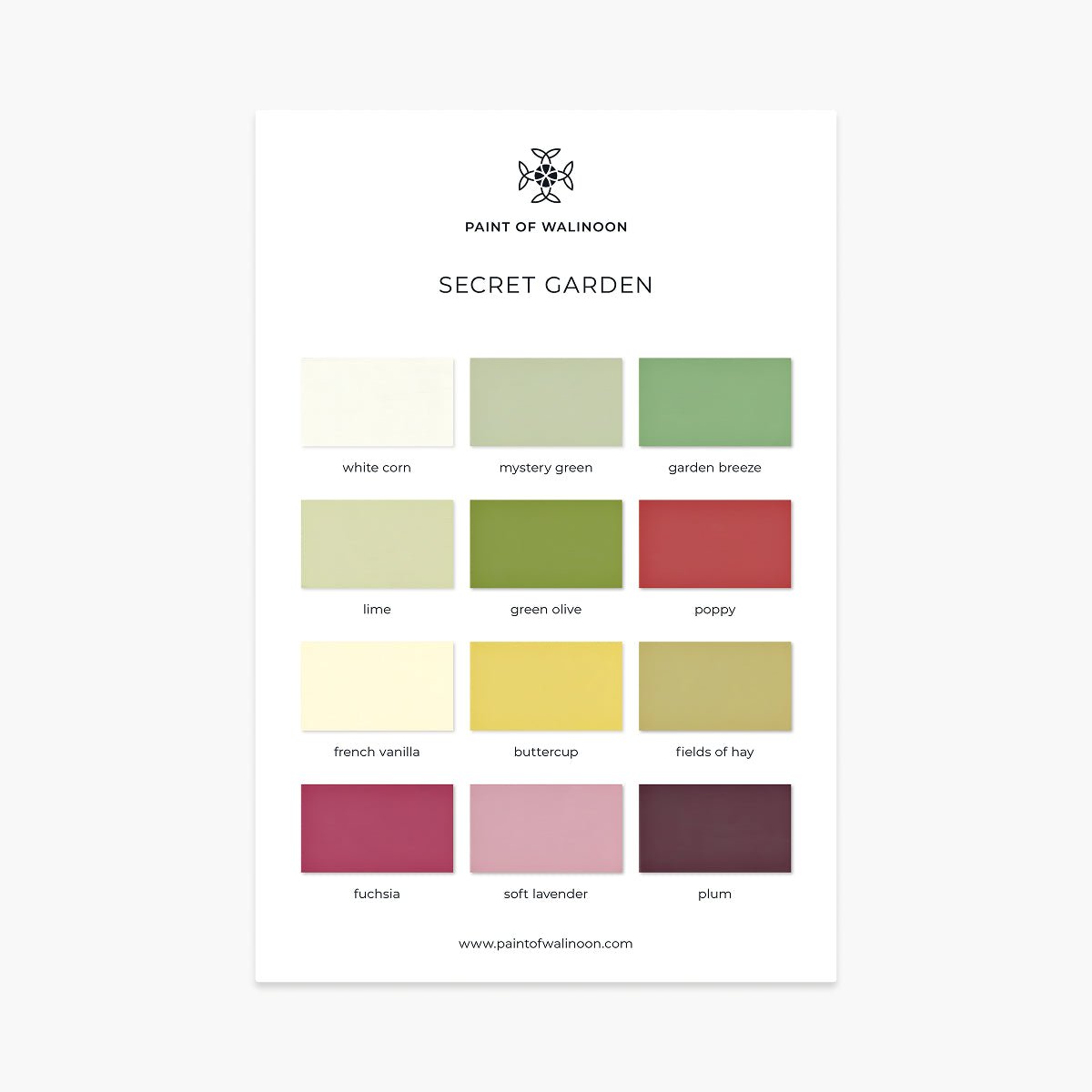 Farbkarten - Paint of Walinoon - Paint of Walinoon