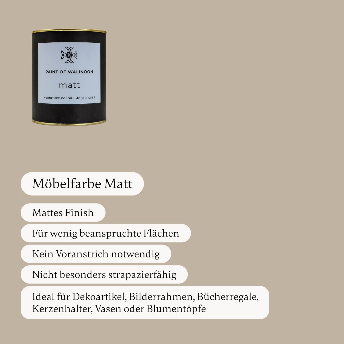 Fern Brown - Möbelfarbe - Paint of Walinoon