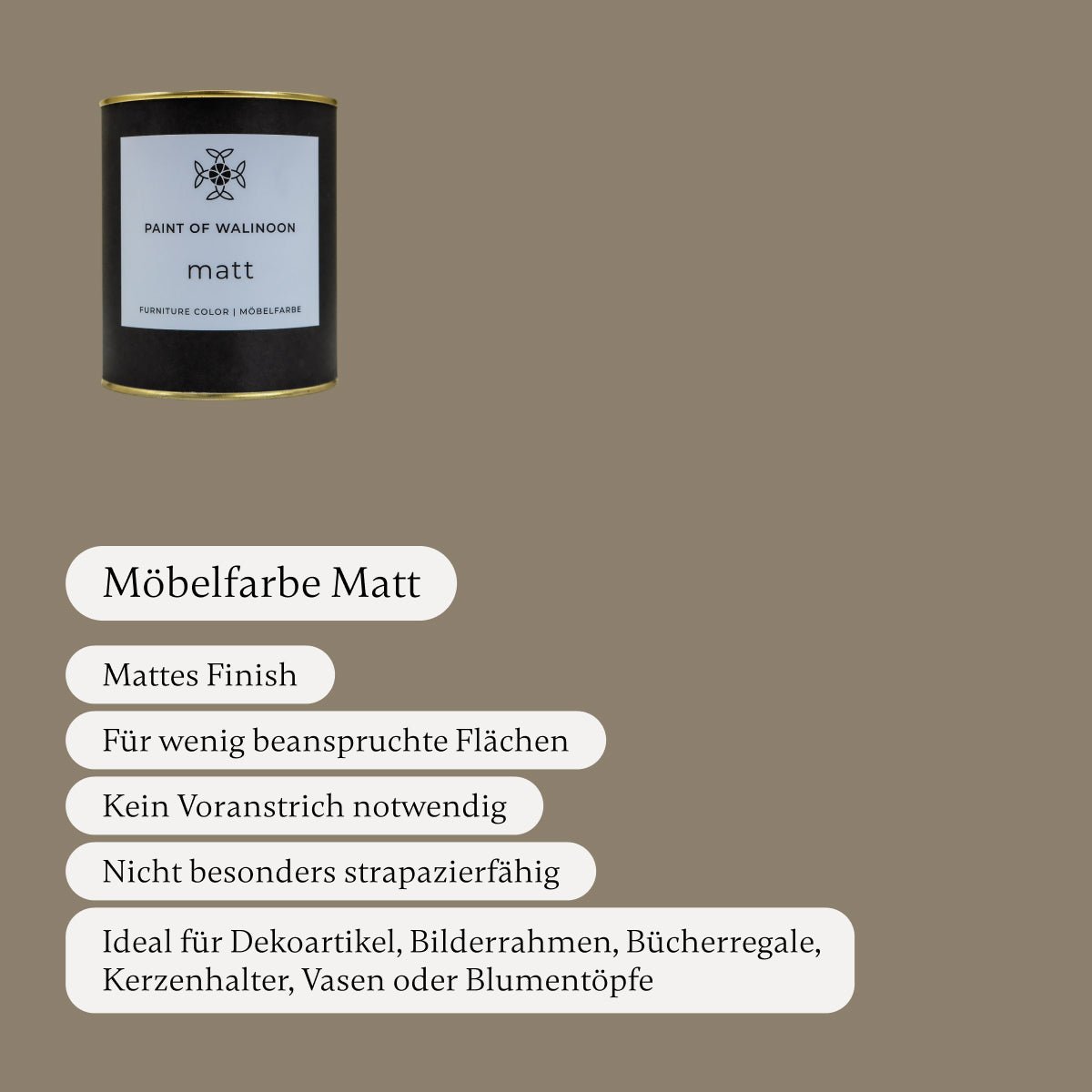 Hazelnut - Möbelfarbe - Paint of Walinoon