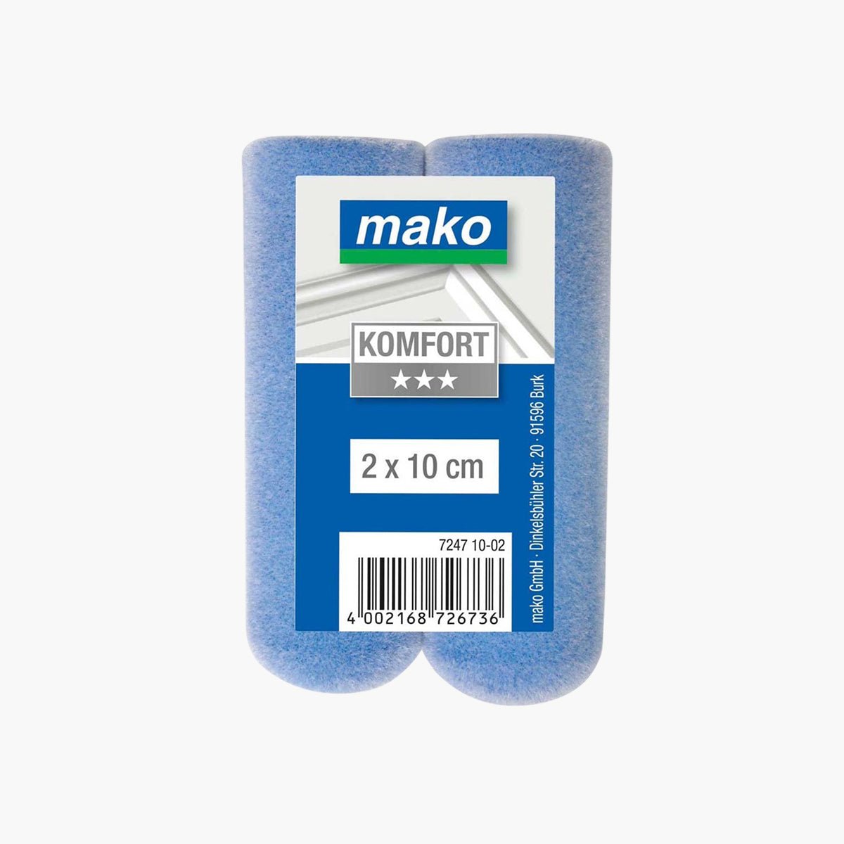 Lackwalze Superflock - 2x10cm - Mako