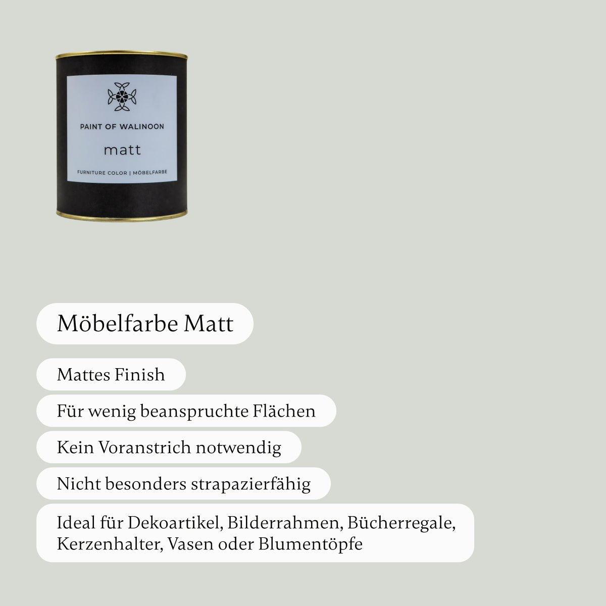 Lake Whisper Green - Möbelfarbe - Paint of Walinoon