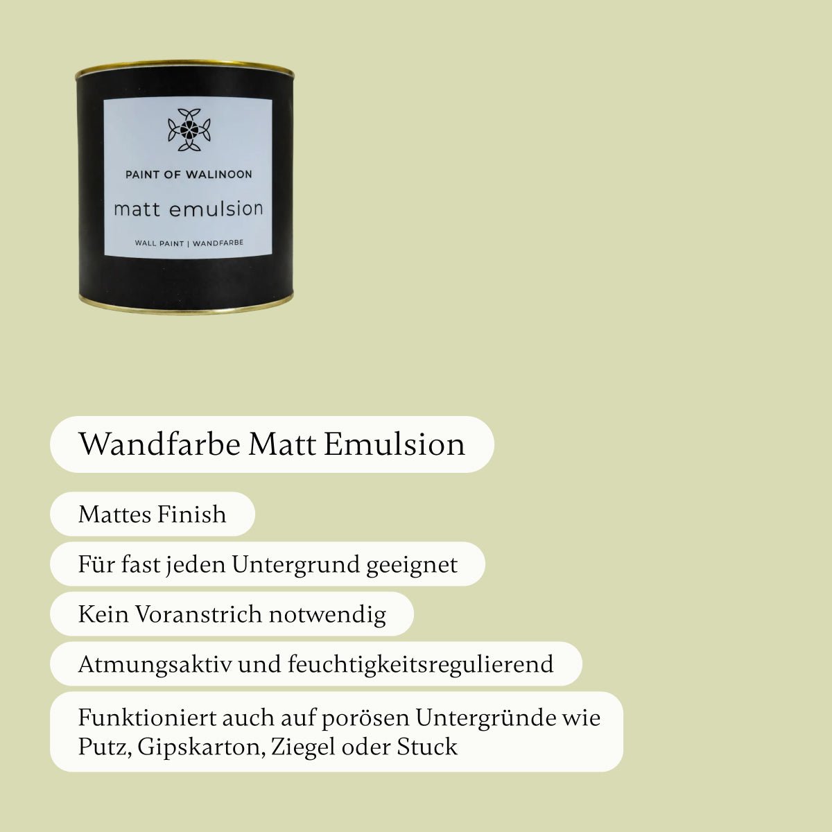 Lime - Wandfarbe - Paint of Walinoon