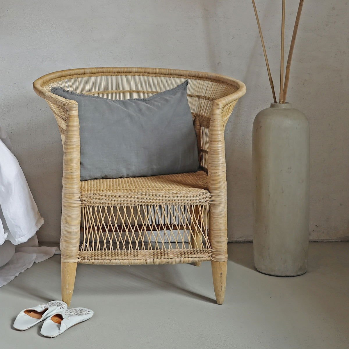 Malaga Kissenbezug - Dark Grey - Passion for Linen