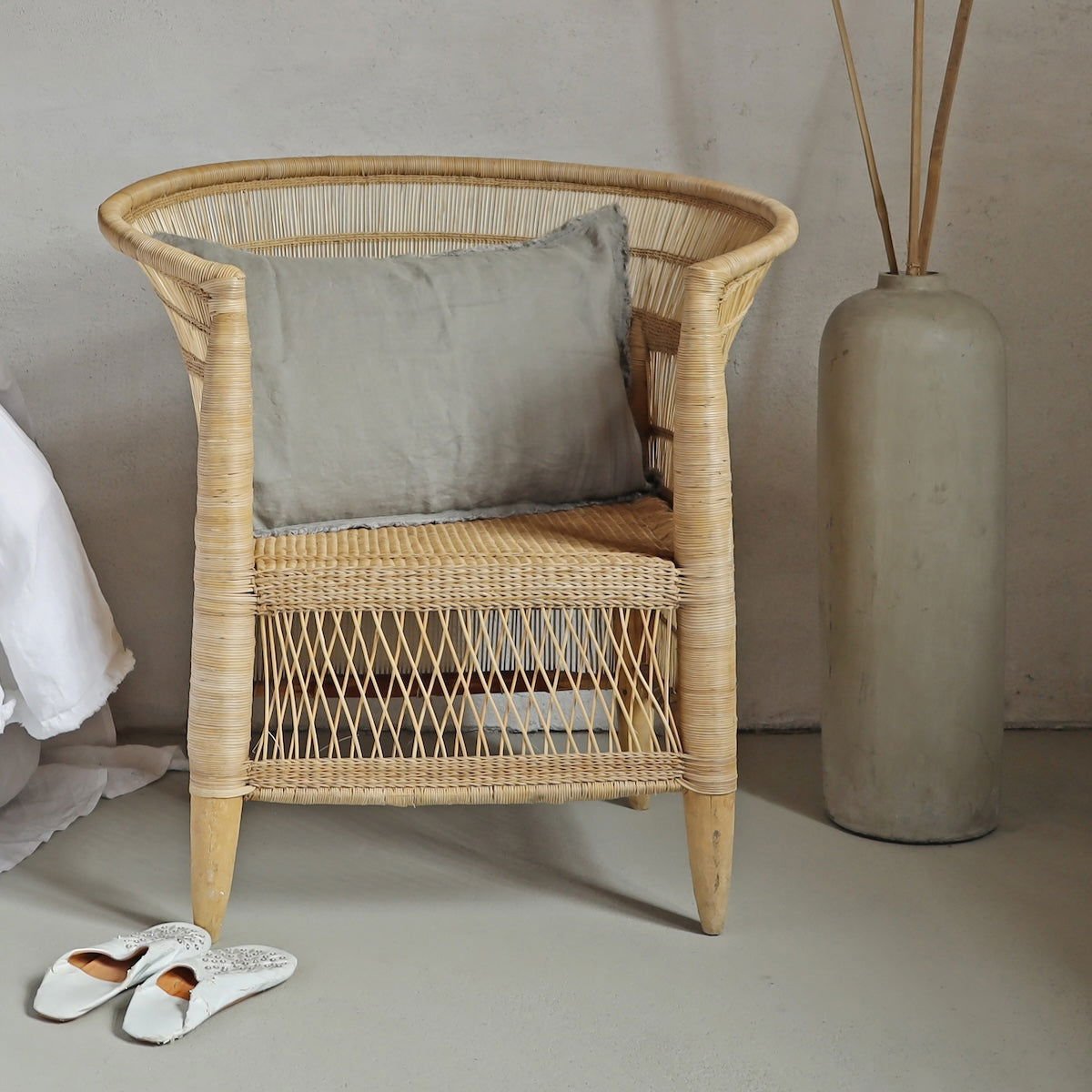 Malaga Kissenbezug - Mud - Passion for Linen