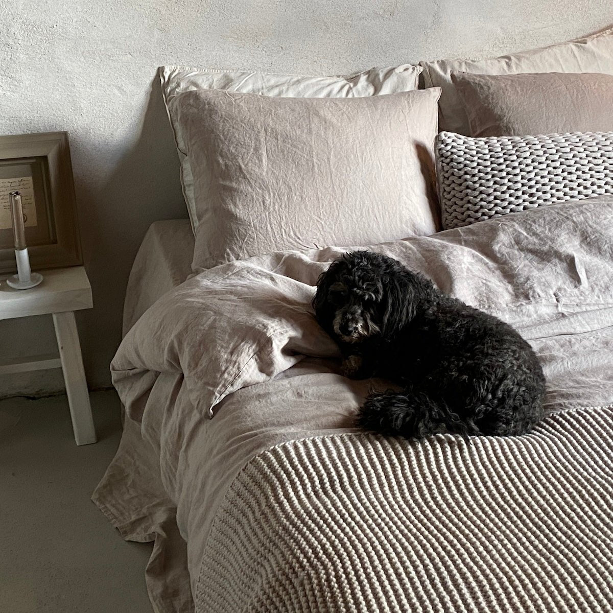 Maxim Leinen Bettwäsche - Sand - Passion for Linen