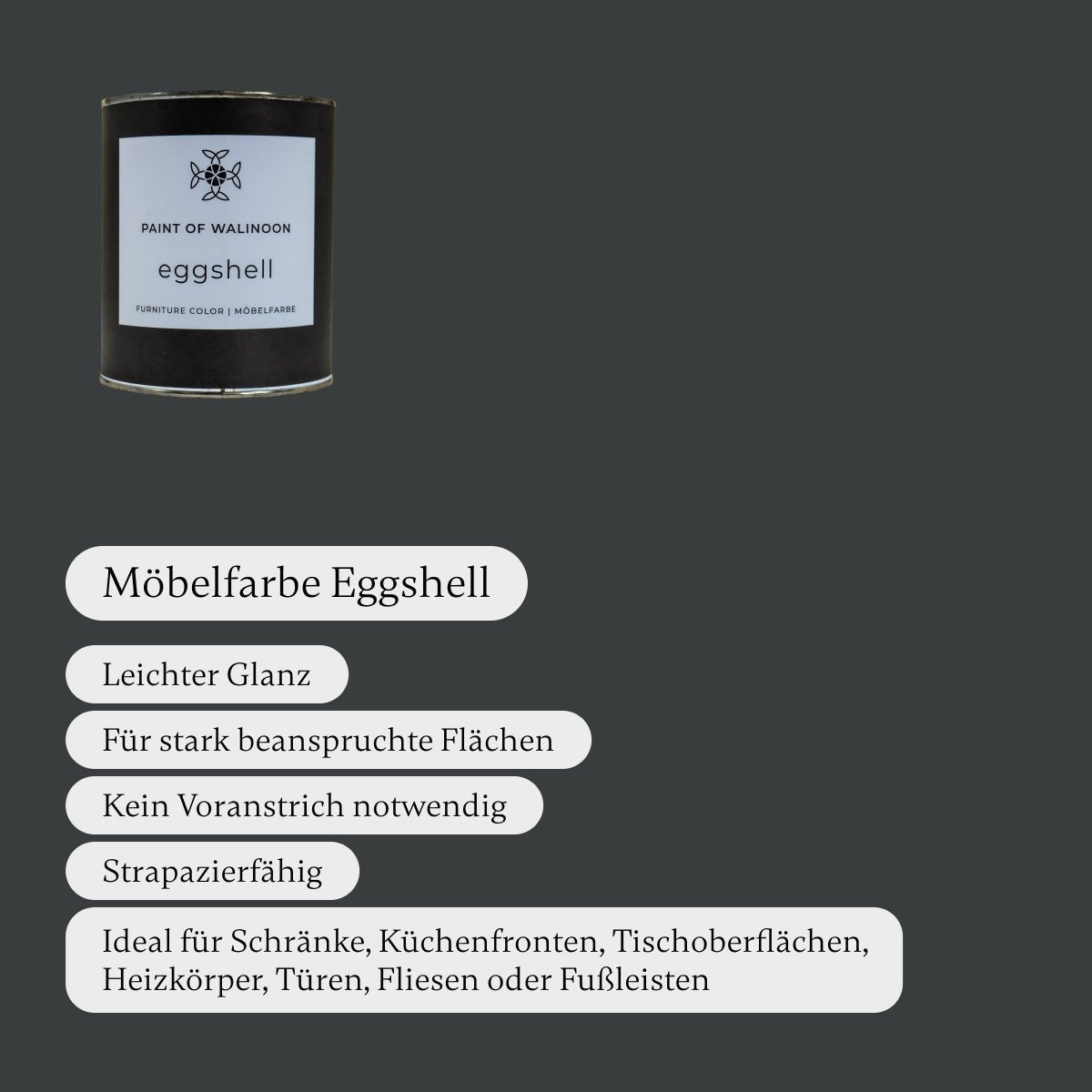 Midnight Black - Möbelfarbe - Paint of Walinoon