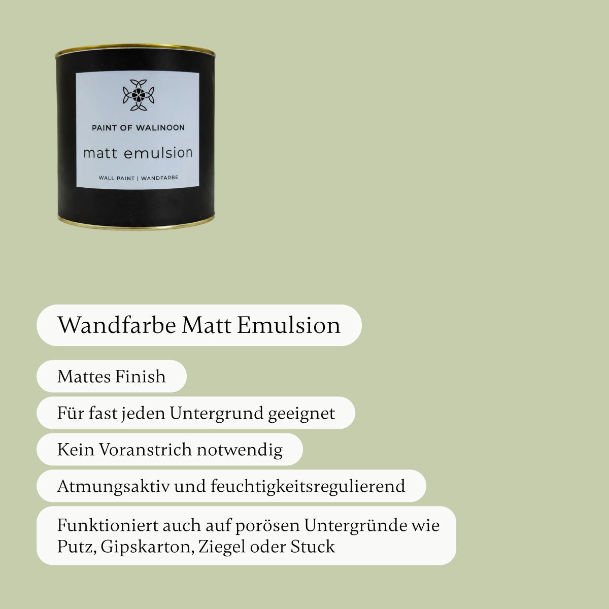 Mystery Green - Wandfarbe - Paint of Walinoon