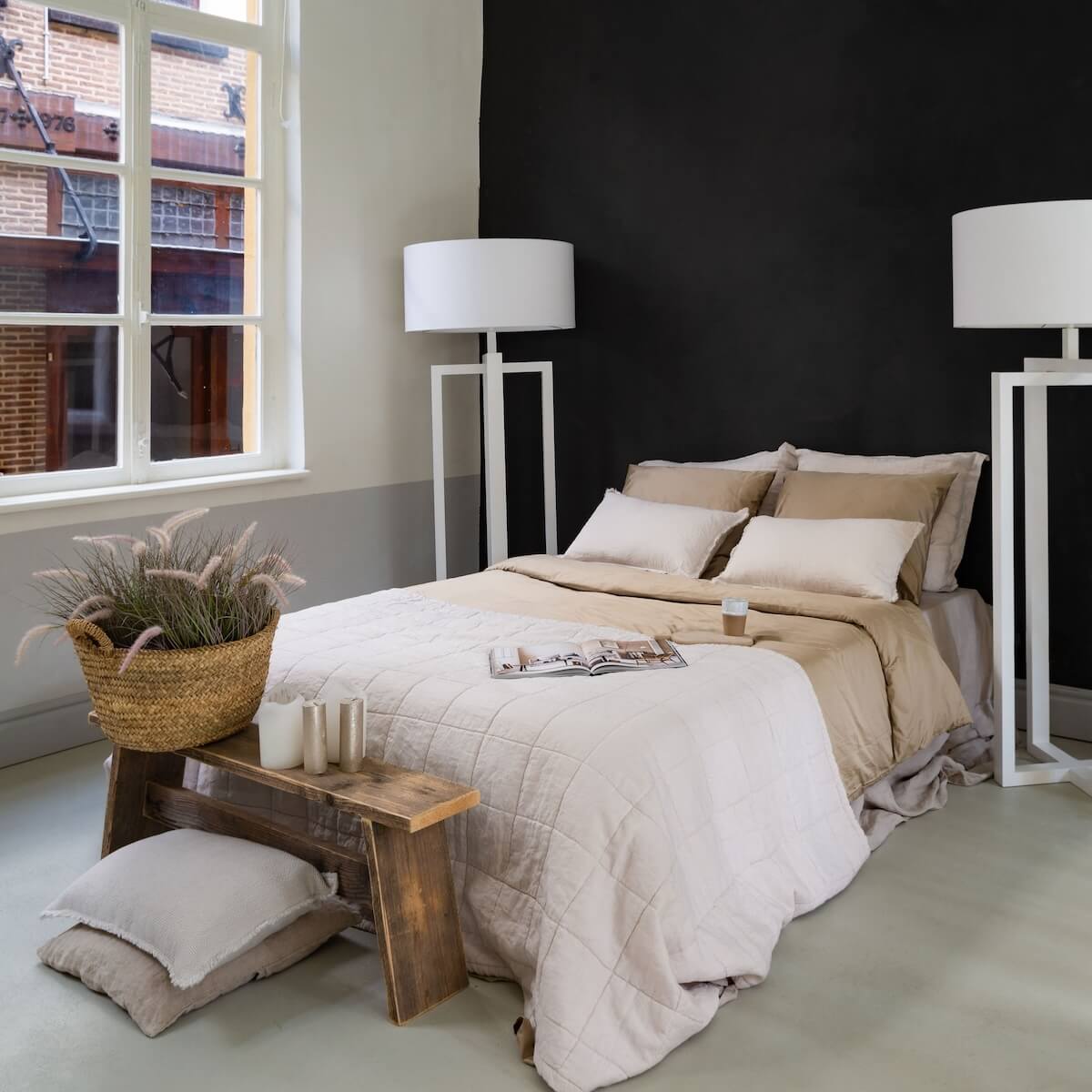 Nice Plaid - Marble - Passion for Linen