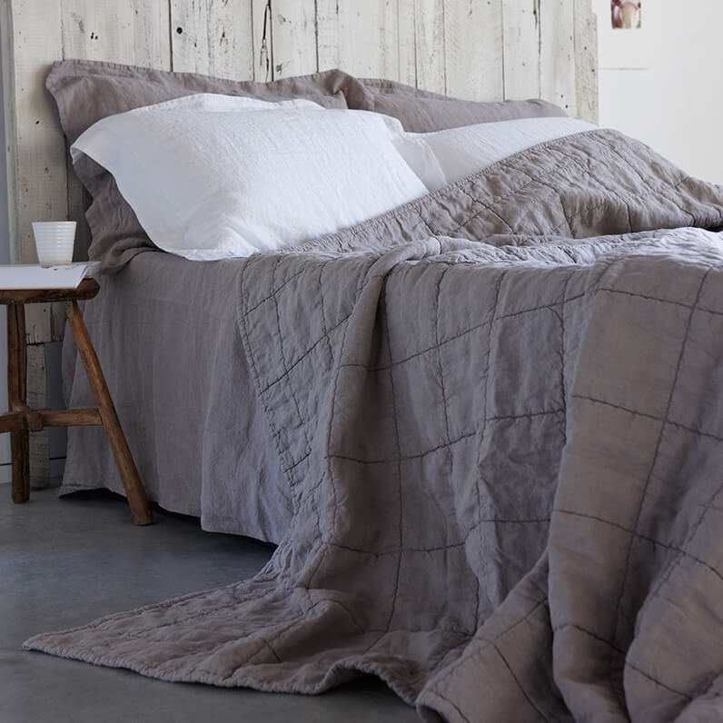 Nice Plaid - Taupe - Passion for Linen