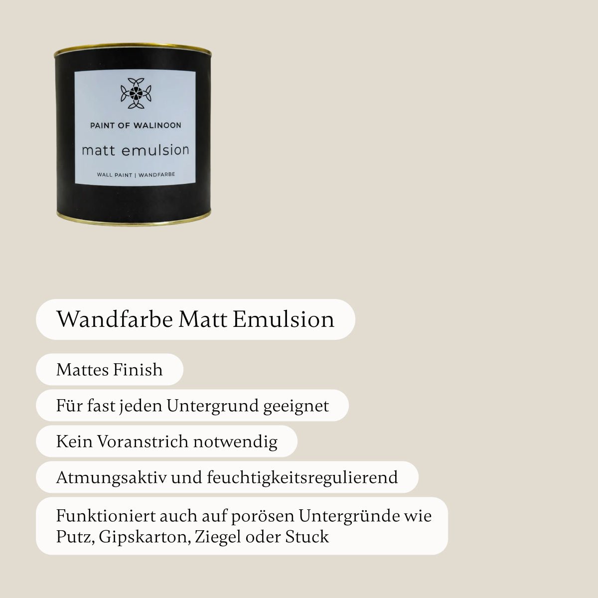 Pale Mist - Wandfarbe - Paint of Walinoon
