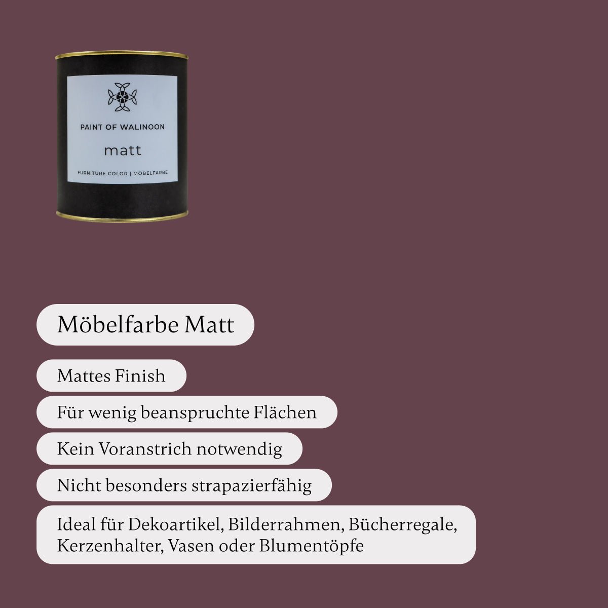 Plum - Möbelfarbe - Paint of Walinoon