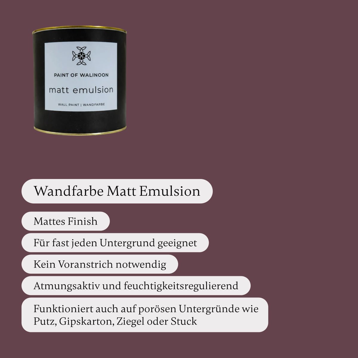 Plum - Wandfarbe - Paint of Walinoon