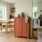 Sunrise Orange – Möbelfarbe auf einem Schrank – Paint of Walinoon