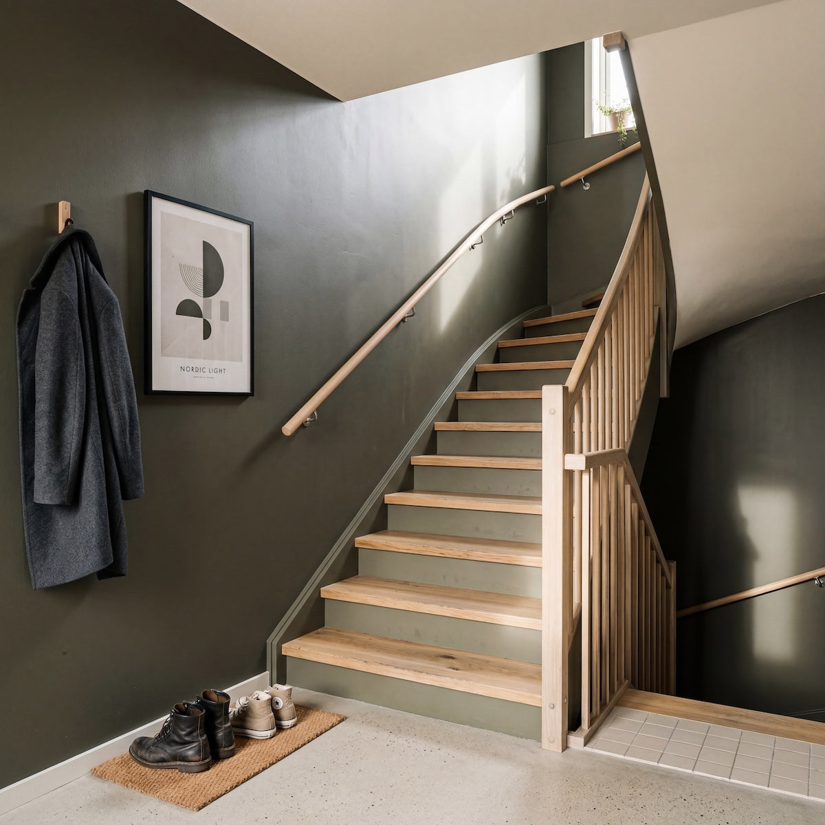 Deep Sea – Wandfarbe an der Wand – Paint of Walinoon
