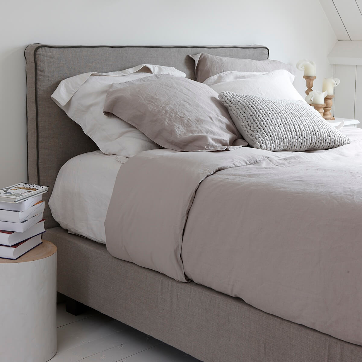 Remy Bettwäsche - Taupe - Passion for Linen