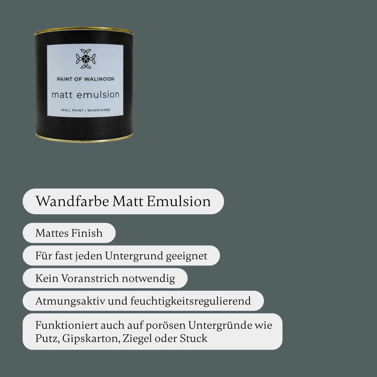 Smoke - Wandfarbe - Paint of Walinoon