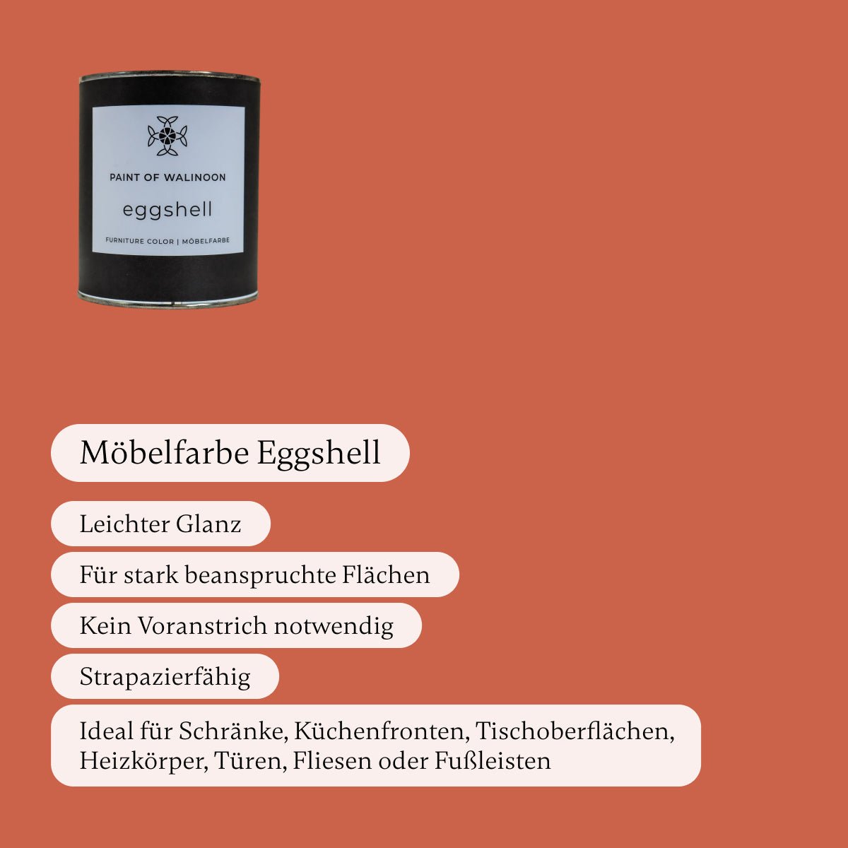 Sunrise Orange - Möbelfarbe - Paint of Walinoon
