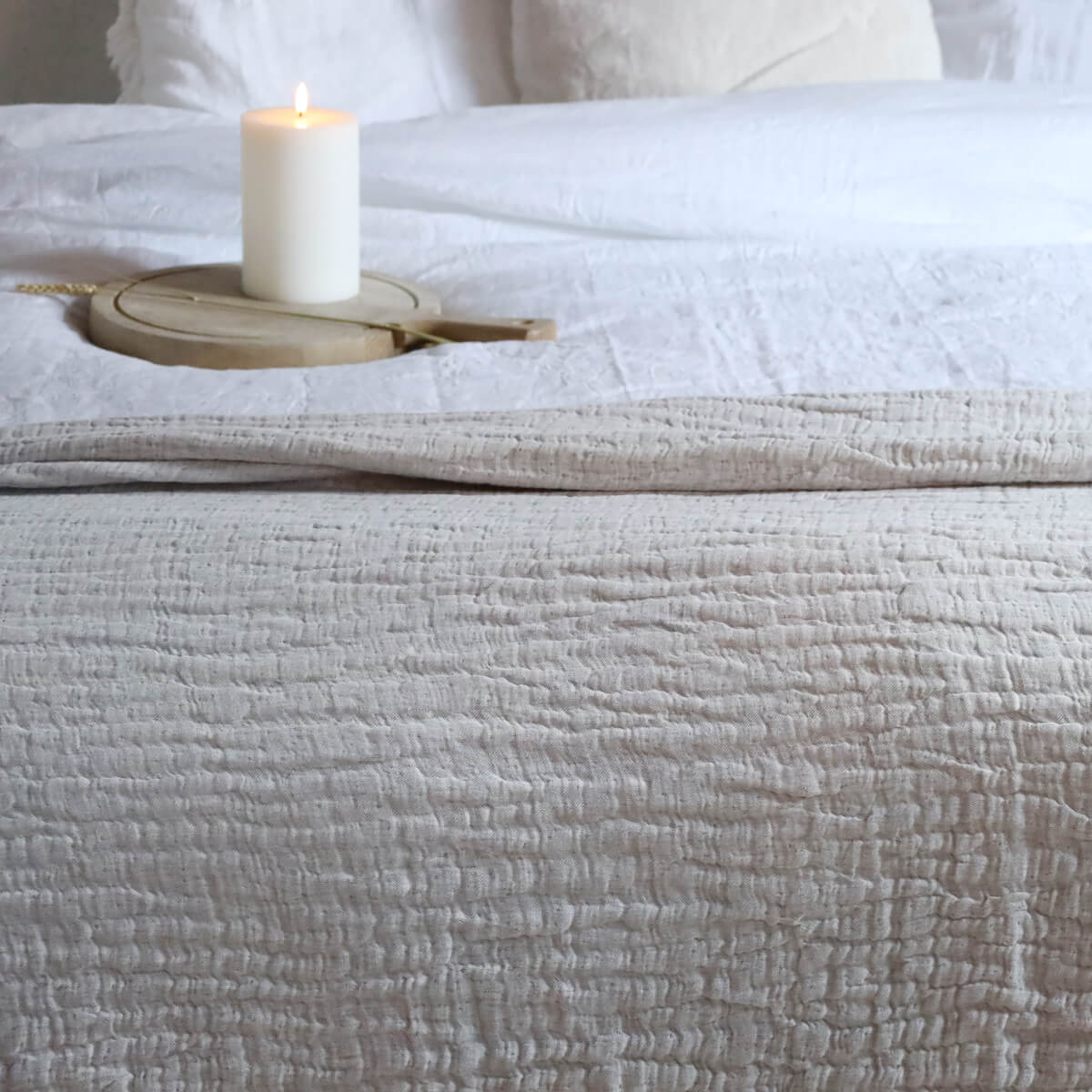 Tessa Plaid - Natural - Passion for Linen